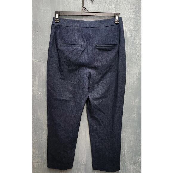 Express Editor Super High Rise Straight Ankle Dress Jeans 8 - Picture 6 of 13